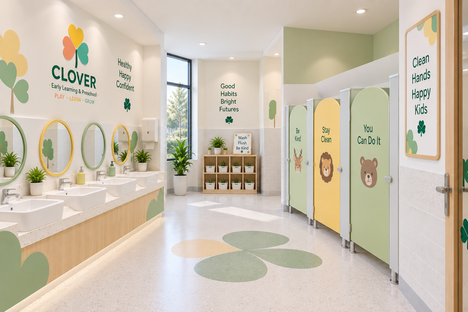 Child-friendly facilities and caring support at Clover